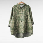 Amiya - Elegant Linen Summer Blouse