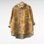 Amiya - Elegant Linen Summer Blouse