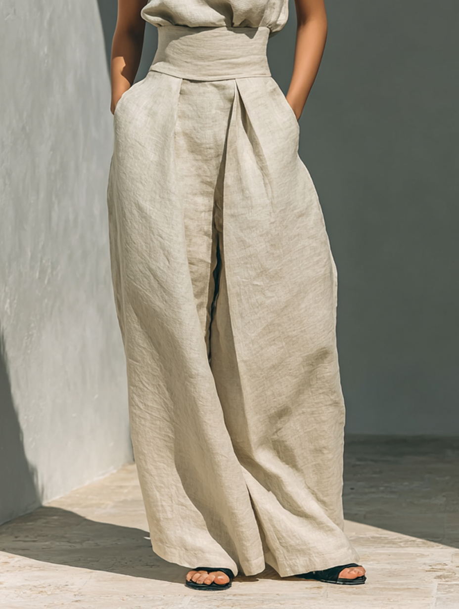 Kylie - Minimalist Cotton & Linen Set