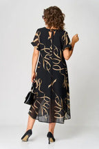 Gloria - Cozy Elegant Midi Dress