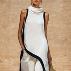 Evira - Elegant Linen Pants Set