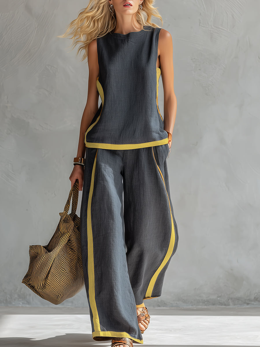 Kesya - Elegant Cotton-Linen Set