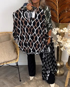 Alisha - Graphic Print Blouse