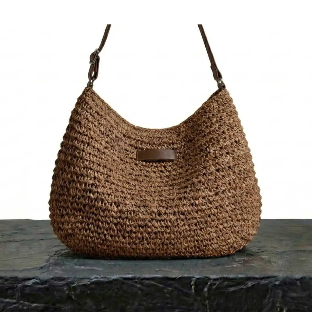 Kim - Straw Crossbody Bag