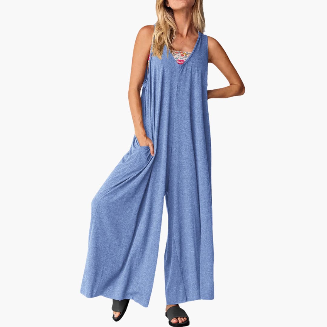 Samantha - Effortless V-Neck Jumpsuit