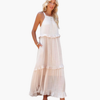 Joanna - Ruffle Breeze Maxi Dress