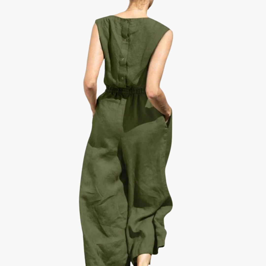 Maya - Sleeveless Casual Jumpsuit