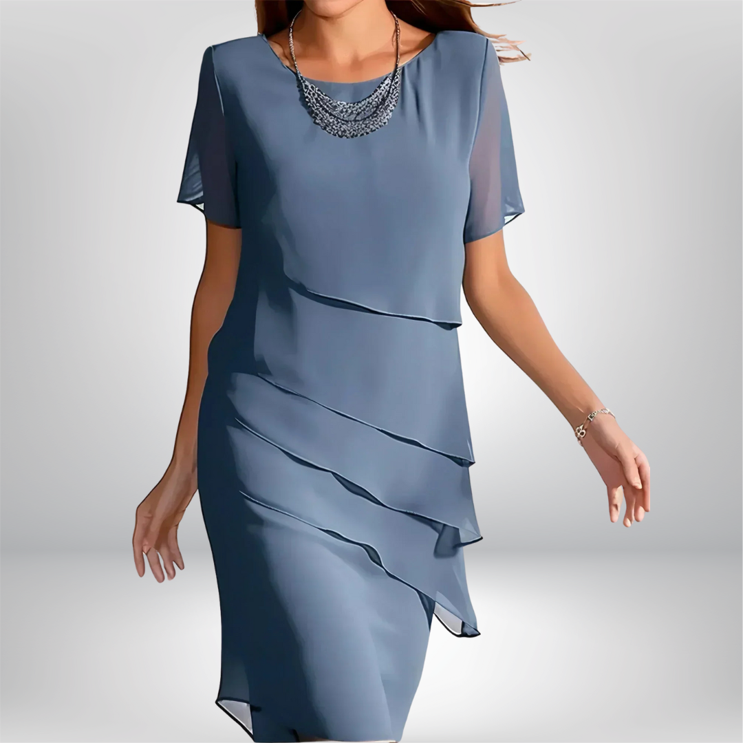 Mildred - Timeless Layered Elegant Dress