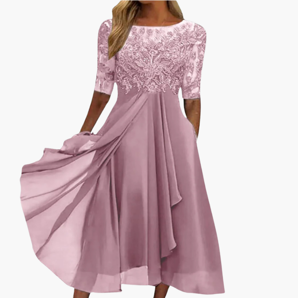 Kayla - Lace Embroidered Dress