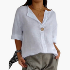 Lucy - Casual V-Neck Blouse