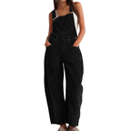 Airah - Wide Leg Overalls Jumpsuit