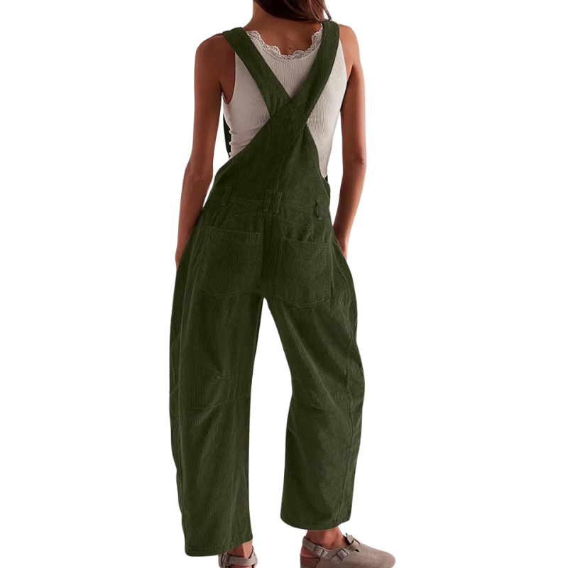 Airah - Wide Leg Overalls Jumpsuit