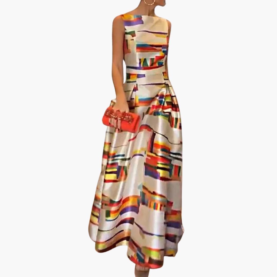 Mirabel - Geometric Maxi Dress