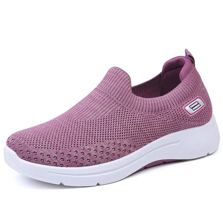 Paula - Cushioned Comfort Slip-On Walking Sneakers