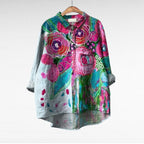 Yara - Elegant Linen Summer Blouse