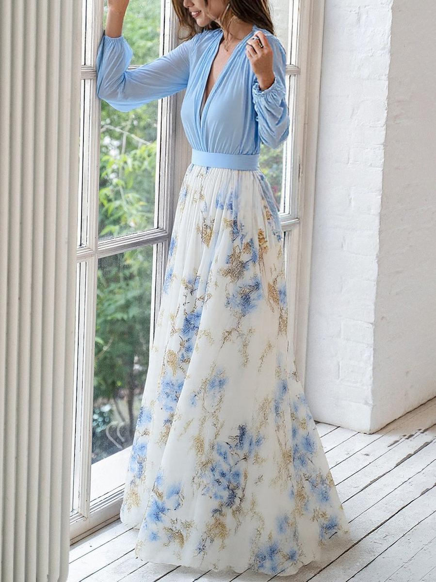 Bea - Floral Print Maxi Dress
