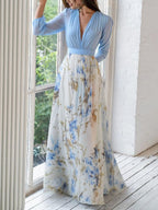 Bea - Floral Print Maxi Dress