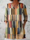 Olla - Long Blouse with V-Neck