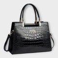 Veralie - Shiny Crocodile Skin Pattern Handbag