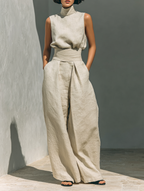 Kylie - Minimalist Cotton & Linen Set