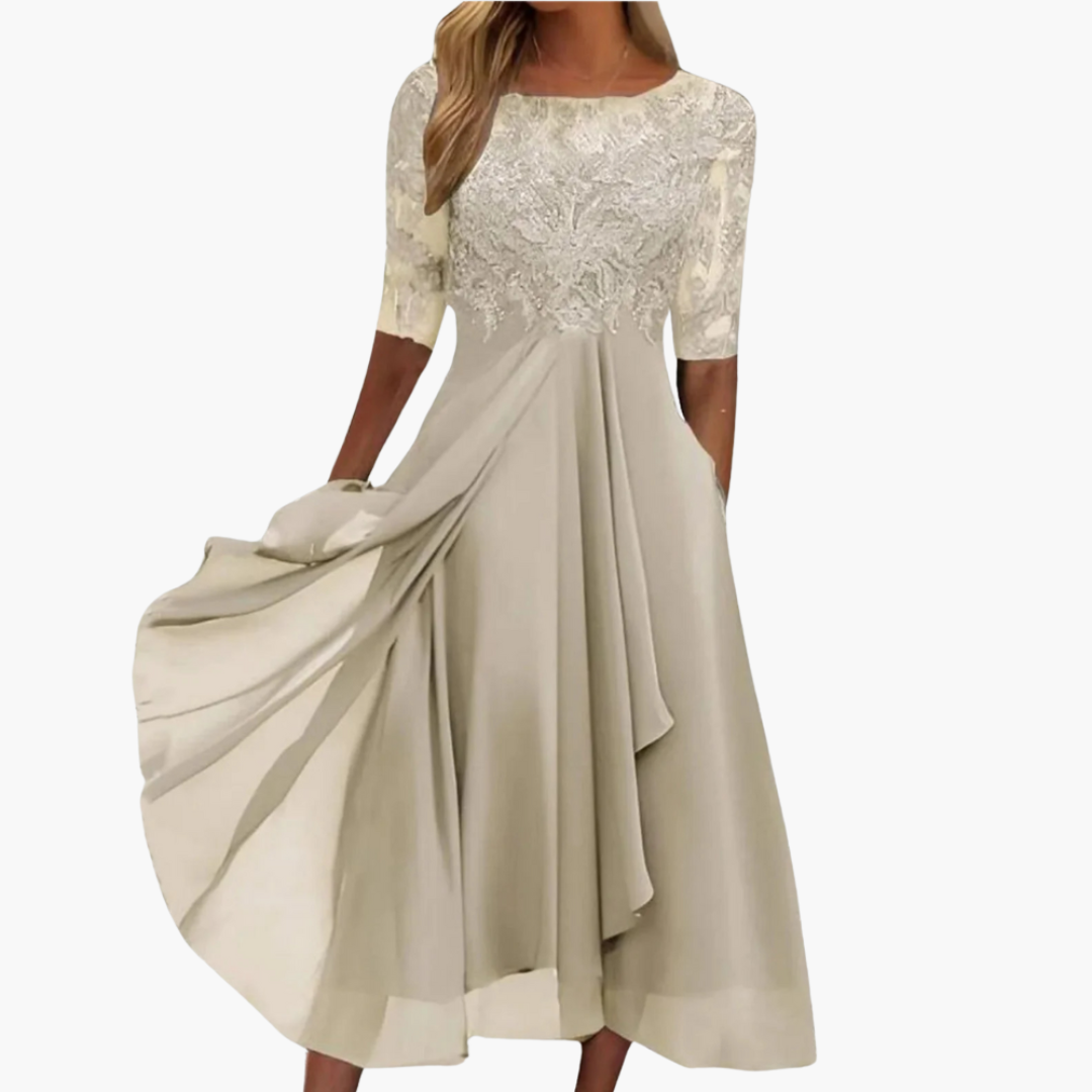 Kayla - Lace Embroidered Dress