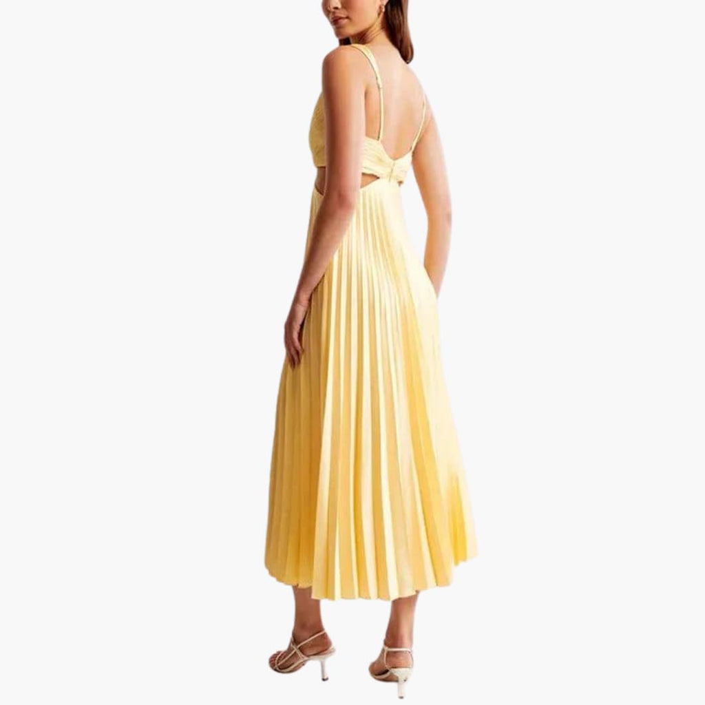 Sophie - Pleated Neckline Dress