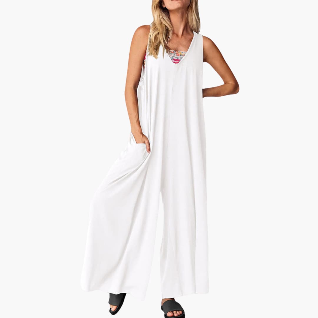 Samantha - Effortless V-Neck Jumpsuit