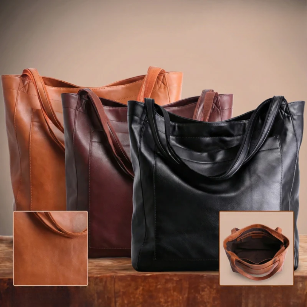 Lorenne - Modern Leather-Look Shoulder Bag