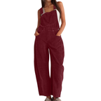 Airah - Wide Leg Overalls Jumpsuit