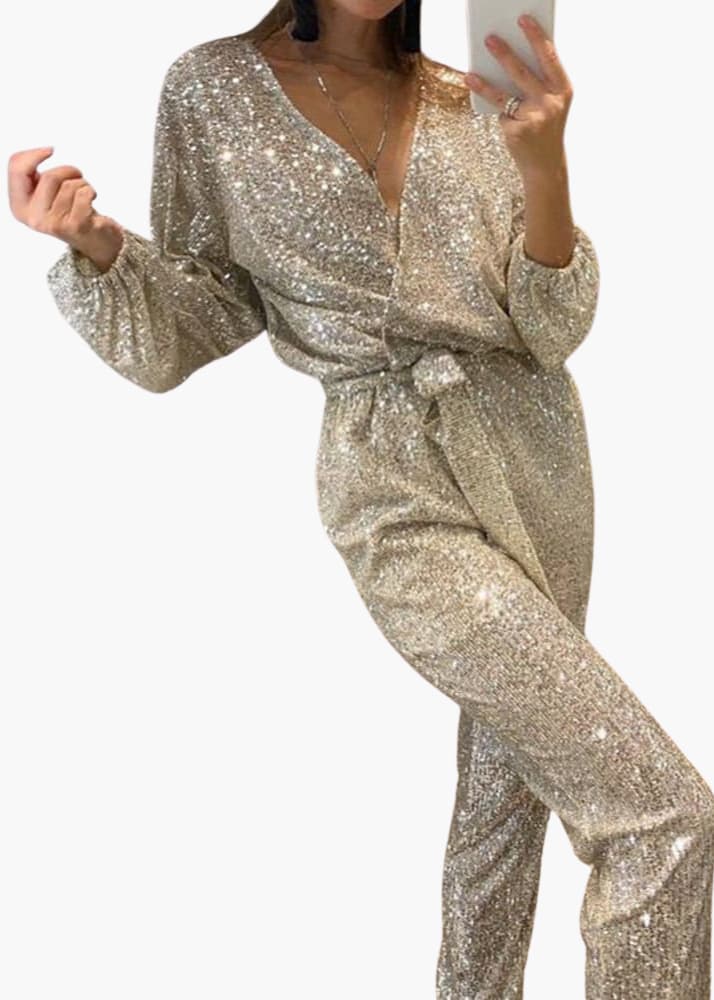 Ember - Glamorous Sequin Jumpsuit