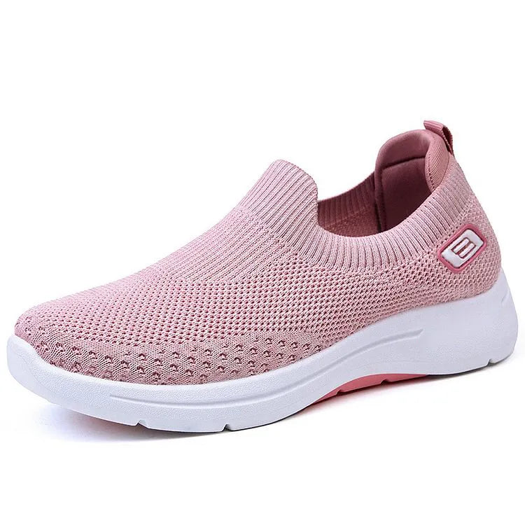 Paula - Cushioned Comfort Slip-On Walking Sneakers