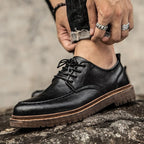 Cedie - Low-Cut Genuine Leather Shoes
