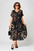 Gloria - Cozy Elegant Midi Dress