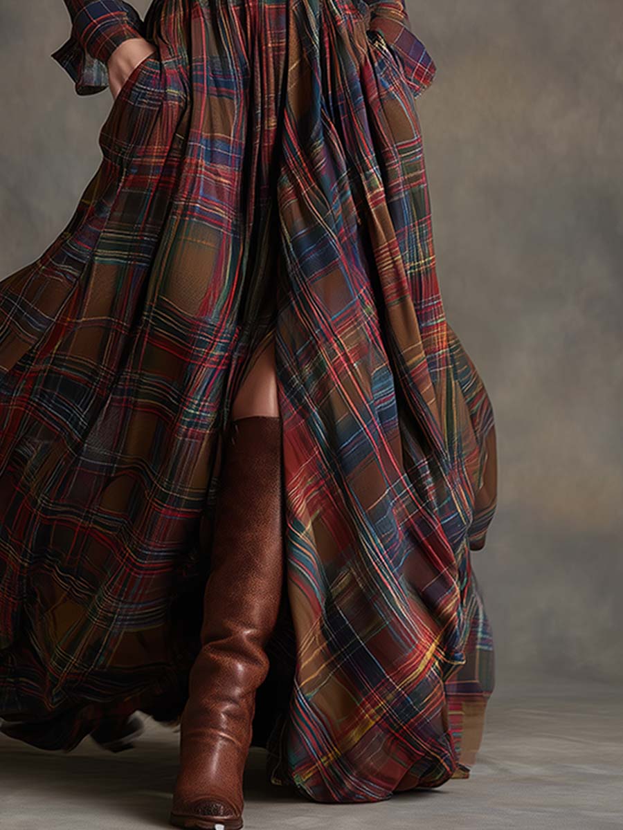 Helen - Belted Shirt Dress with Pockets