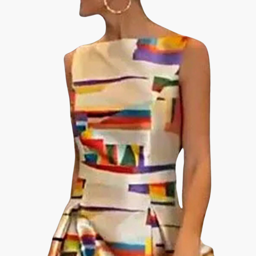 Mirabel - Geometric Maxi Dress