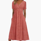Allison - Comfortable V-Neck Dress