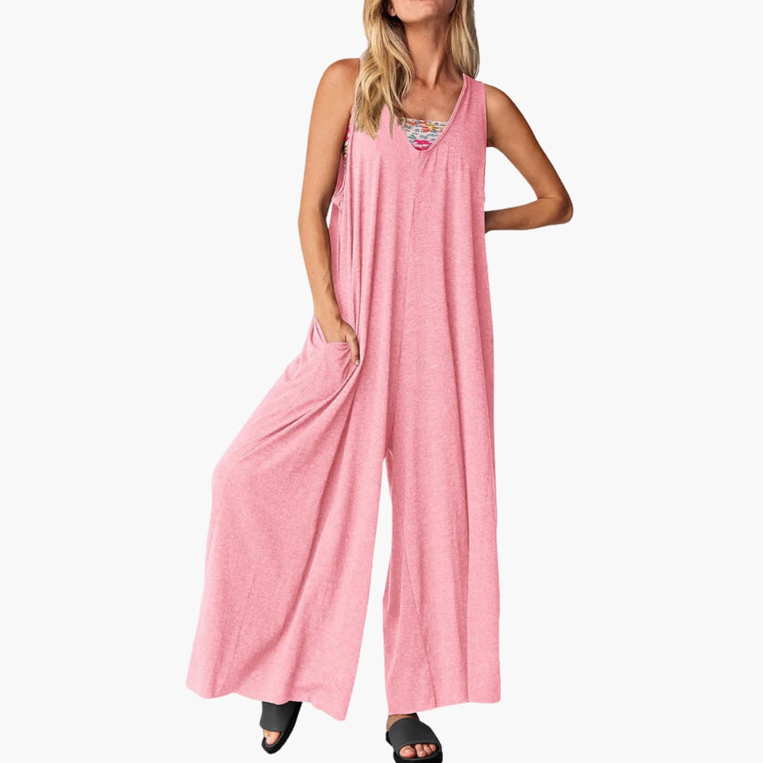 Samantha - Effortless V-Neck Jumpsuit