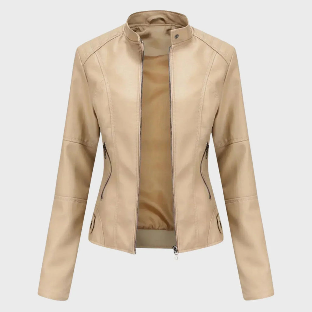 Mabelle – Everyday Leather Jacket with Timeless Elegance
