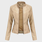 Mabelle – Everyday Leather Jacket with Timeless Elegance