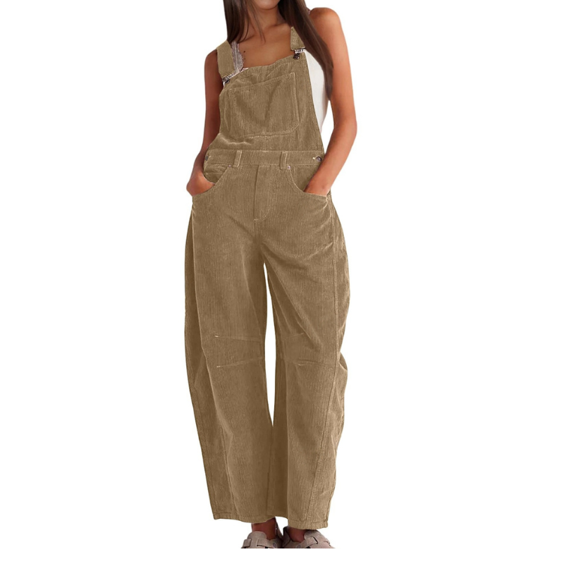 Airah - Wide Leg Overalls Jumpsuit