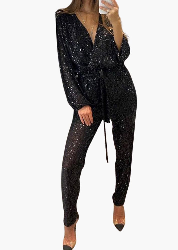 Ember - Glamorous Sequin Jumpsuit