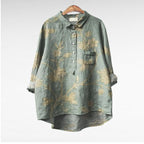 Lala - Elegant Linen Summer Blouse