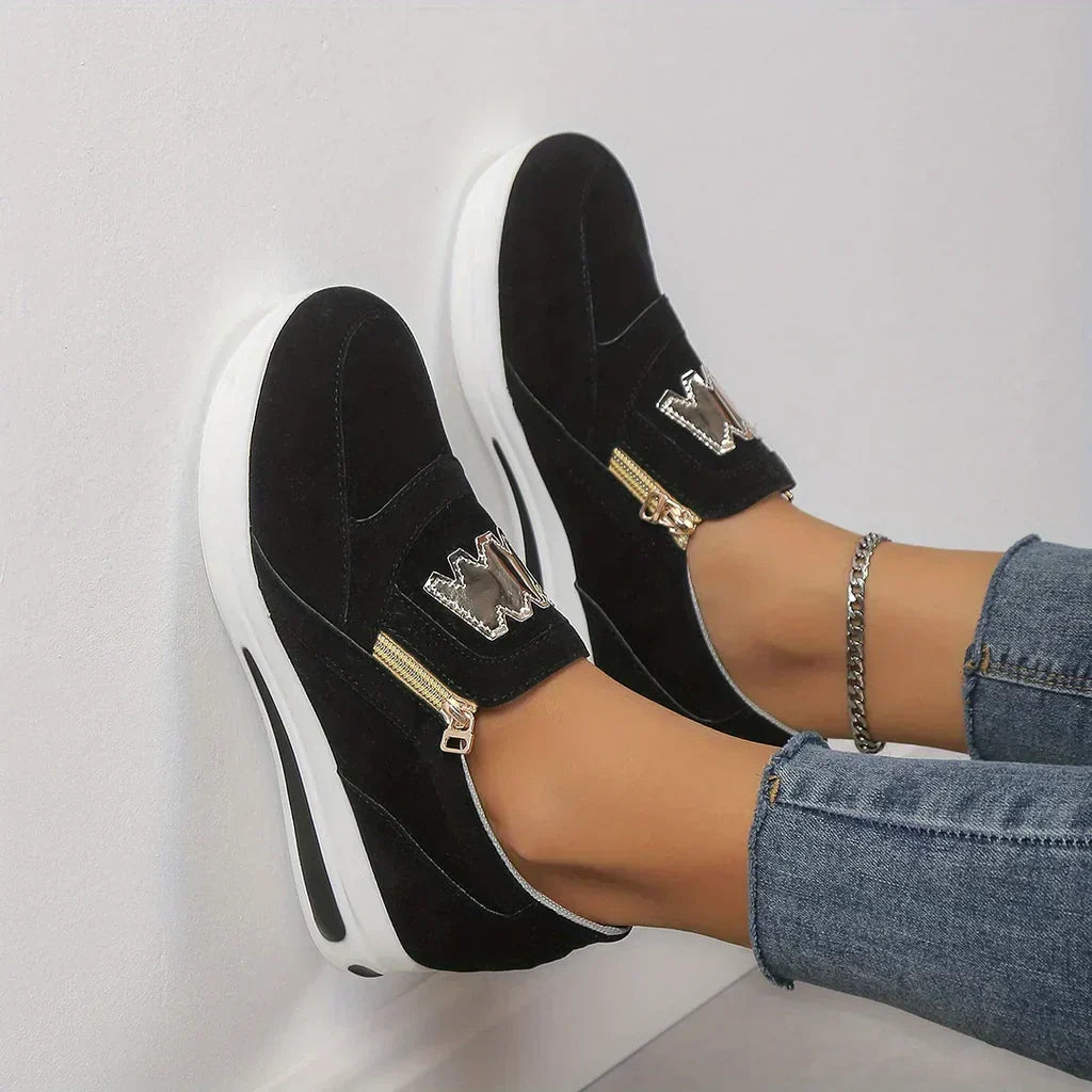 Eunice - Cushioned Comfort Platform Sneakers