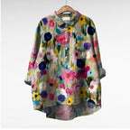 Lala - Elegant Linen Summer Blouse