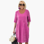 Audrey - Casual Pocket Tunic Dress