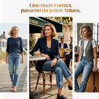 Larra - Retro Cropped Straight Leg Jeans