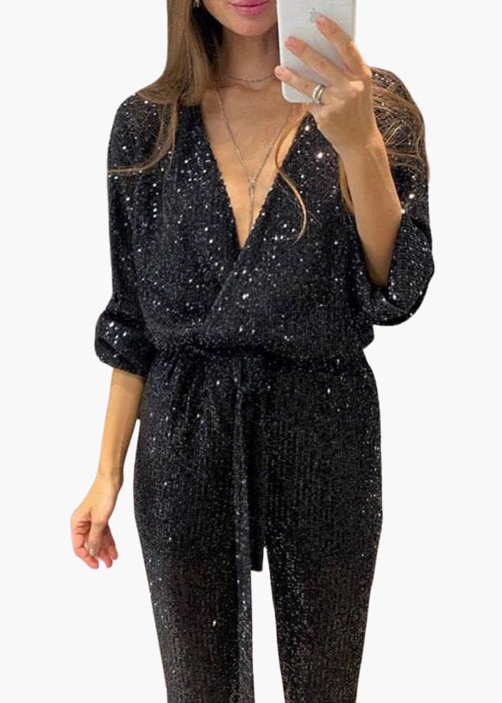 Ember - Glamorous Sequin Jumpsuit