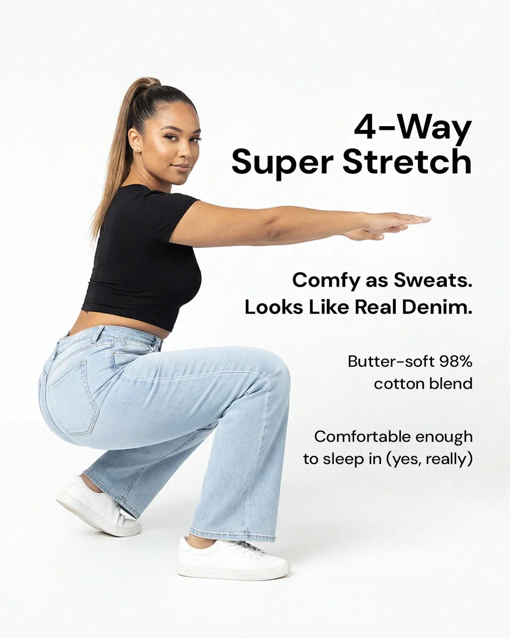 Remerie - Mid-Rise Wide Leg Jeans