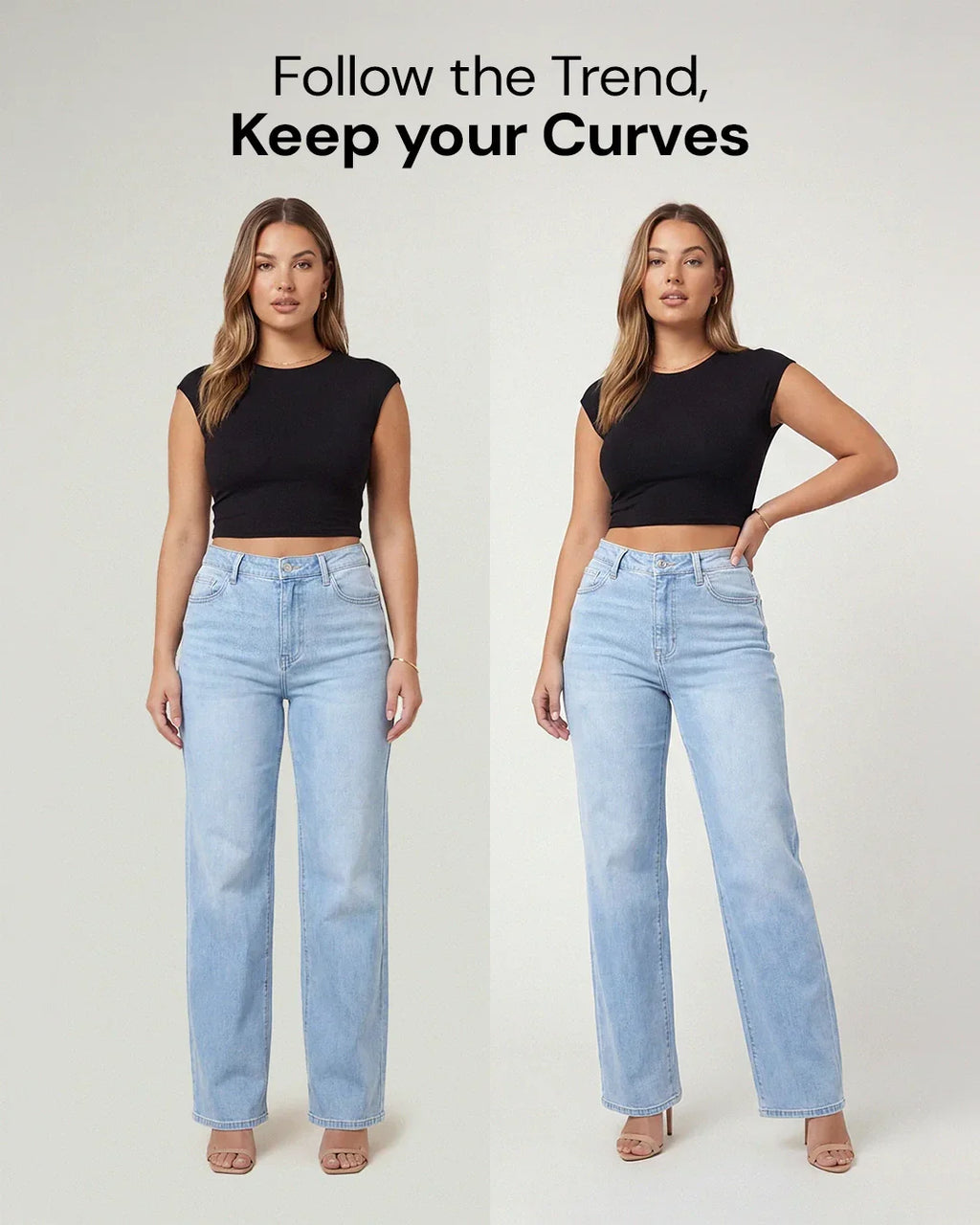 Remerie - Mid-Rise Wide Leg Jeans