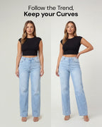 Remerie - Mid-Rise Wide Leg Jeans